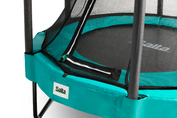 Trambulina Salta COMFORT EDITION Rotunda 153 cm Verde - imagine 2