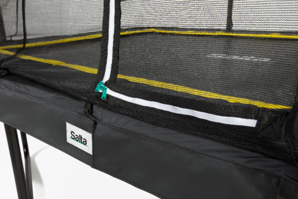 Trambulina Salta COMFORT EDITION Dreptunghiulara 214x153 cm Negru - imagine 2