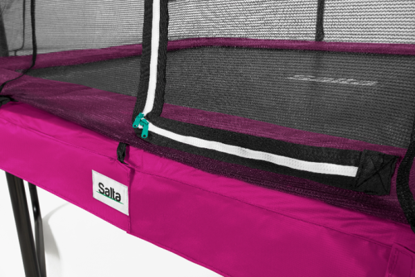 Trambulina Salta COMFORT EDITION Dreptunghiulara 305x214 cm Roz - imagine 2