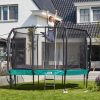 Trambulina Salta FIRST CLASS Rotunda 427 cm Verde - imagine 5