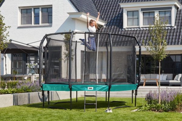 Trambulina Salta FIRST CLASS Rotunda 366 cm Verde - imagine 5