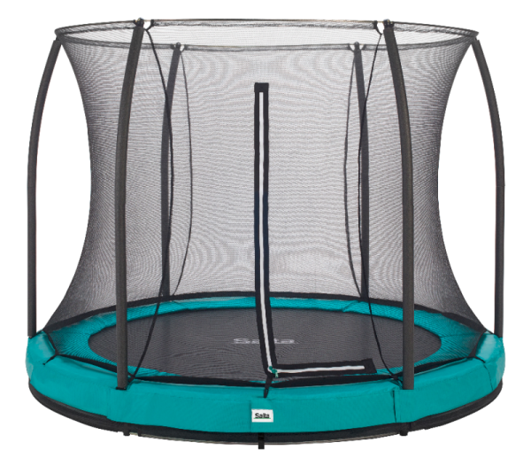 Trambulina Salta COMFORT EDITION GROUND Rotunda 251 cm Verde - imagine 2