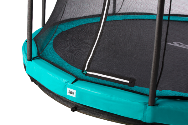 Trambulina Salta COMFORT EDITION GROUND Rotunda 251 cm Verde - imagine 3