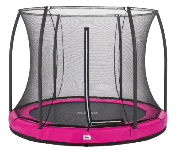 Trambulina Salta COMFORT EDITION GROUND Rotunda 183 cm Roz - imagine 2