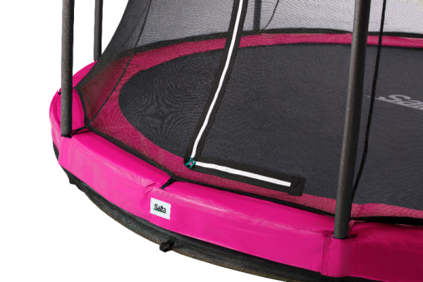 Trambulina Salta COMFORT EDITION GROUND Rotunda 183 cm Roz - imagine 3