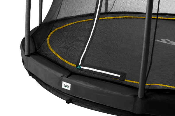 Trambulina Salta COMFORT EDITION GROUND Rotunda 427 cm Negru - imagine 3