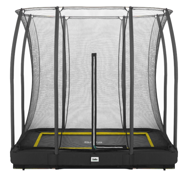 Trambulina Salta COMFORT EDITION GROUND Dreptunghiulara 214x153 cm Negru - imagine 2