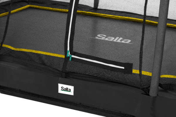 Trambulina Salta COMFORT EDITION GROUND Dreptunghiulara 214x153 cm Negru - imagine 3