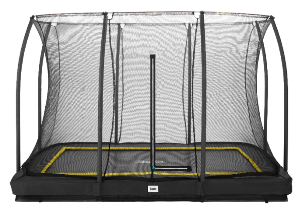 Trambulina Salta COMFORT EDITION GROUND Dreptunghiulara 305x214 cm Negru - imagine 2