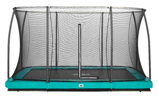 Trambulina Salta COMFORT EDITION GROUND Dreptunghiulara 366x244 cm Verde - imagine 2