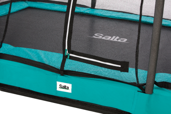 Trambulina Salta COMFORT EDITION GROUND Dreptunghiulara 366x244 cm Verde - imagine 3