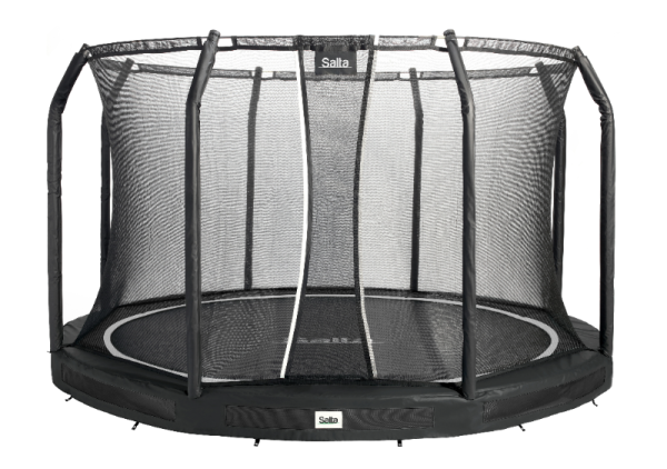 Trambulina Salta PREMIUM GROUND Rotunda 427 cm Negru - imagine 2