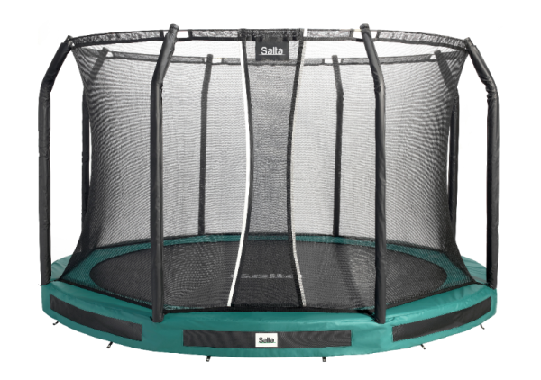 Trambulina Salta PREMIUM GROUND Rotunda 366 cm Verde - imagine 2