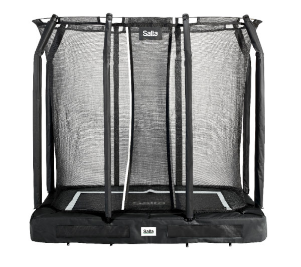 Trambulina Salta PREMIUM GROUND Dreptunghiulara 214x153 cm Negru - imagine 2