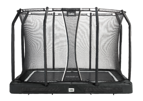 Trambulina Salta PREMIUM GROUND Dreptunghiulara 305x214cm Negru - imagine 2