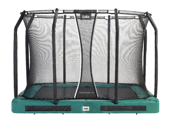 Trambulina Salta PREMIUM GROUND Dreptunghiulara 305x214cm Verde - imagine 2