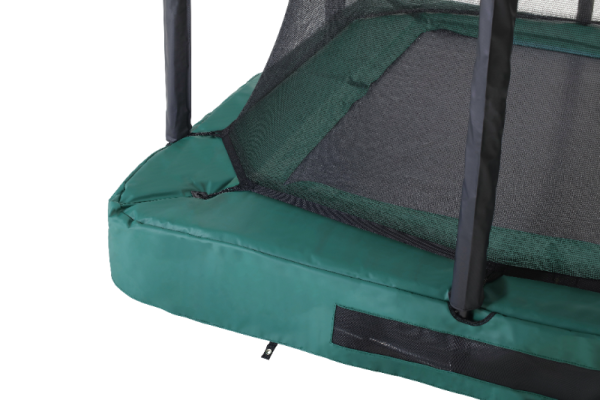 Trambulina Salta PREMIUM GROUND Dreptunghiulara 366x244cm Verde - imagine 4