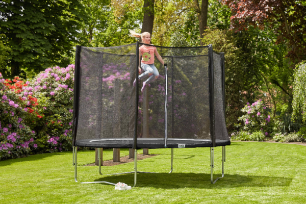Trambulina Salta COMBO Rotunda 427 cm Negru - imagine 6
