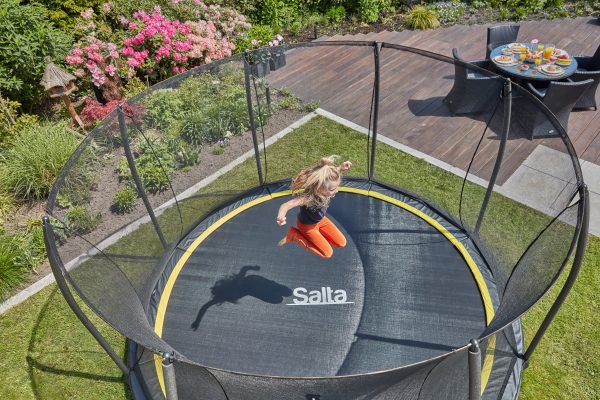 Trambulina Salta COMFORT EDITION GROUND Rotunda 366 cm Verde - imagine 10