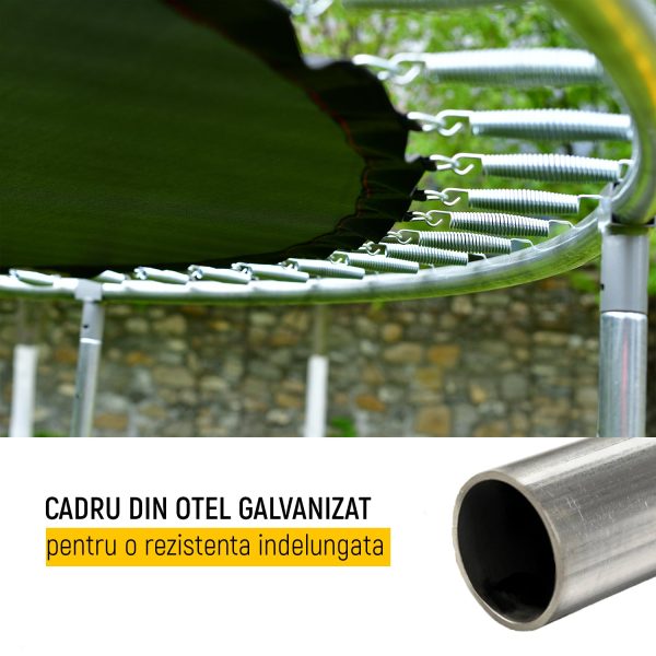 Trambulina Premium Flex™ Super 240 CM cu scara inclusa, model 2024 - imagine 9