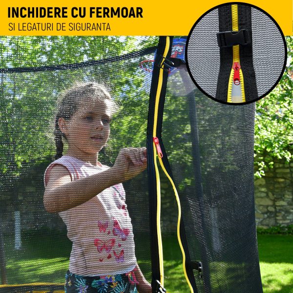 Trambulina Premium Flex™ Super 240 CM cu scara inclusa, model 2024 - imagine 10