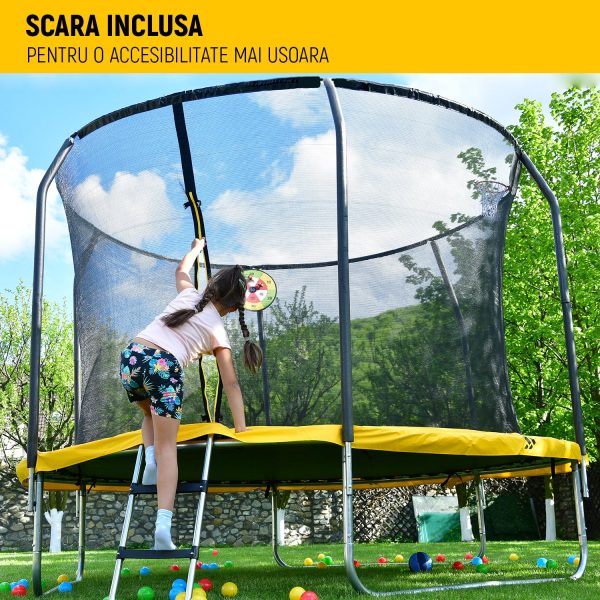 Trambulina Premium Flex™ Epic 305 CM cu scara inclusa, model 2024 - imagine 9