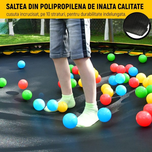 Trambulina Rectangulara Premium Flex™ cu scara inclusa, 305 x 215 cm, model 2024 - imagine 9
